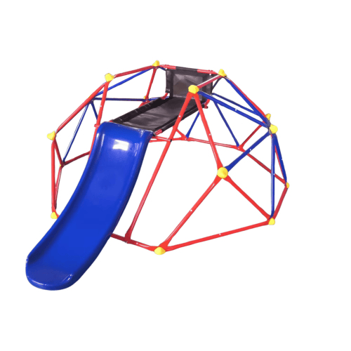 XCF007 6 Foot Dome Climber With 1.2 Meter Slide For Climbers Over 3 Years Old With Rock Climbing XCF007 6 Foot Dome Climber With 1.2 Meter Slide For Climbers Over 3 Years Old With Rock Climbing