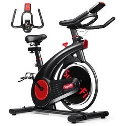 Stationary Exercise Bike Silent Belt with 20LBS Flywheel Stationary Exercise Bike Silent Belt with 20LBS Flywheel